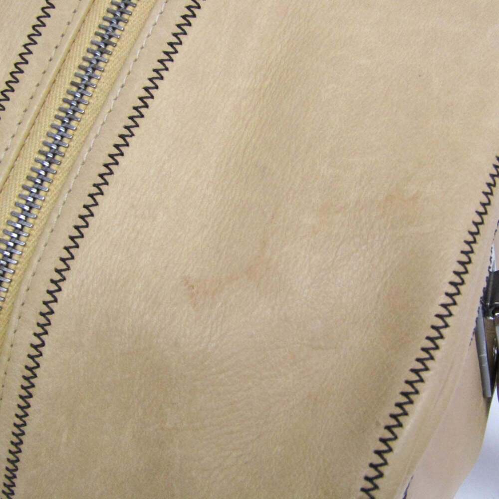 CHANEL Cream Leather Boston Bag - Picture 10 of 16